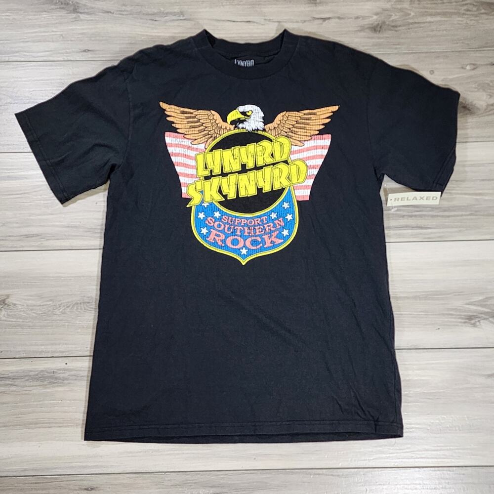 Lynyrd Skynyrd T-Shirt Men's Small Black Short Sleeve New